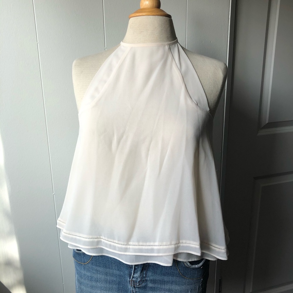 🚫SOLD — Zara basic flowy halter top